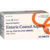 Regular Strength Enteric Coated Aspirin 325 mg Tablets 125 count