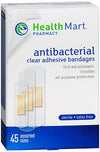 Antibacterial Clear Bandages Assorted Sizes