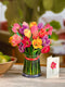 Festive Tulips Pop up Flower Card