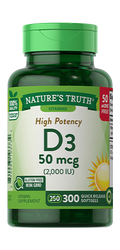 Vitamin D3 50MCG 2000IU High Potency